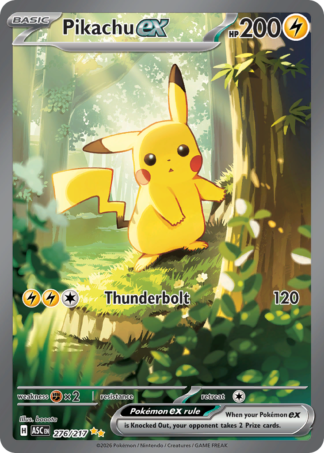Pikachu ex 277 / 217 - Ascended Heroes