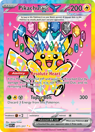 Pikachu ex 277 / 217