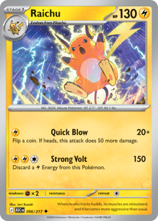Raichu 56 / 217