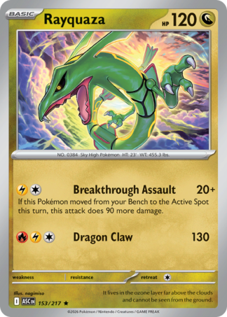Rayquaza 153 / 217