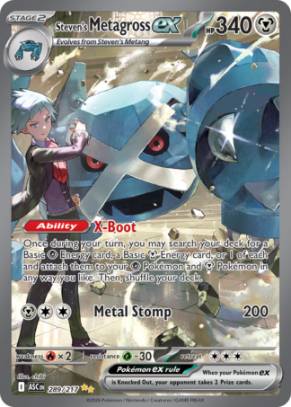 Steven's Metagross ex 289 / 217