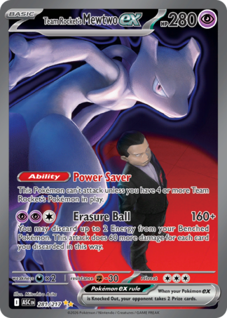 Team Rocket's Mewtwo ex 281 / 217