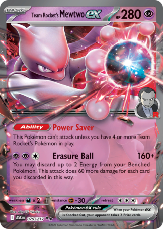 Team Rocket's Mewtwo ex 79 / 217