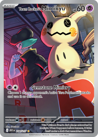 Team Rocket's Mimikyu 238 / 217