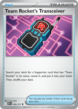 Team Rocket's Transceiver 209 / 217