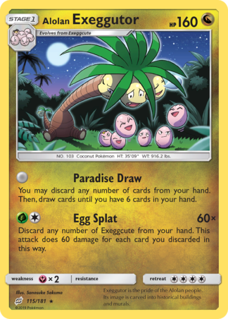 Alolan Exeggutor 115 / 181