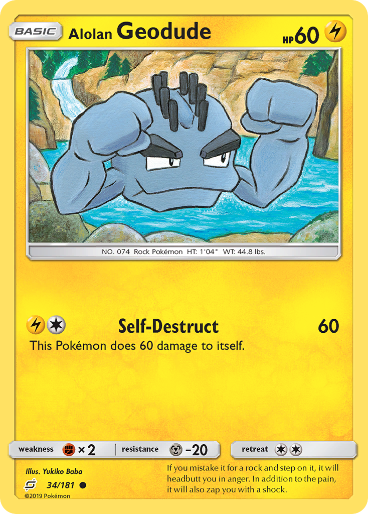 Alolan Geodude 34 / 181