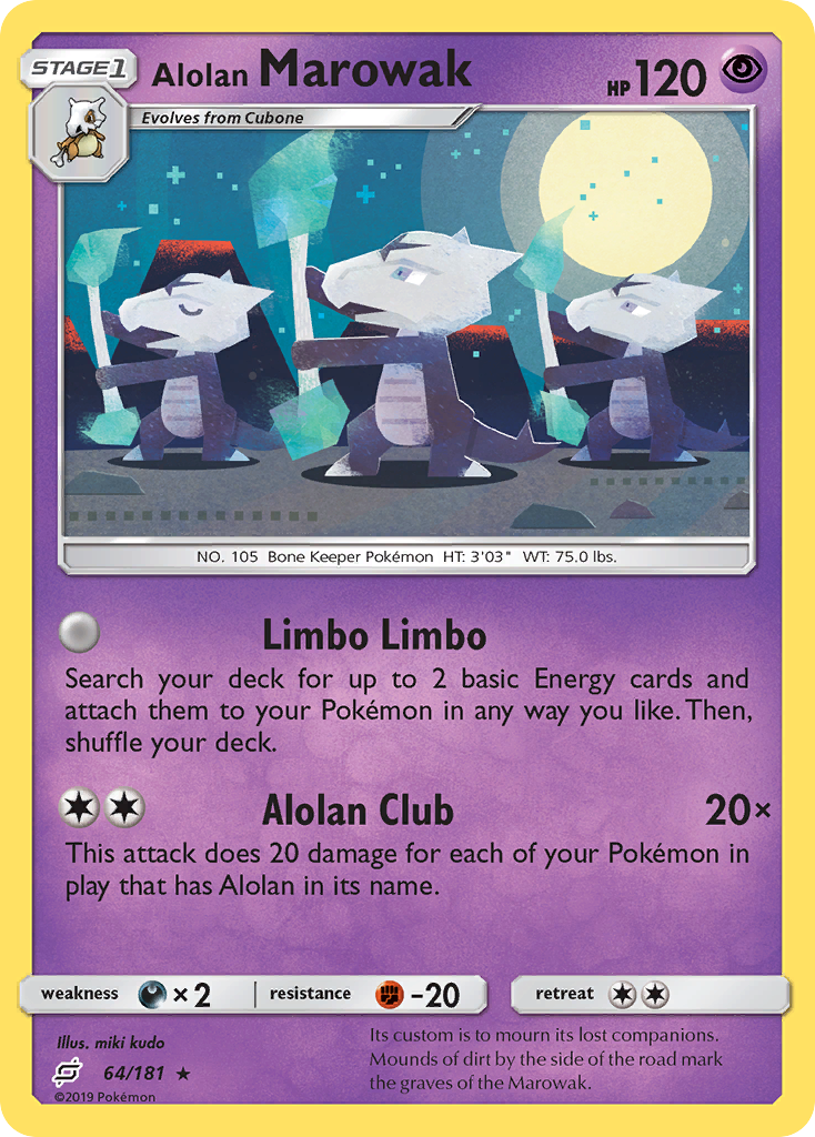 Alolan Marowak 64 / 181