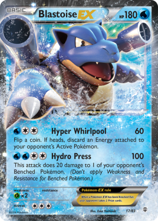 Blastoise-EX 17 / 83
