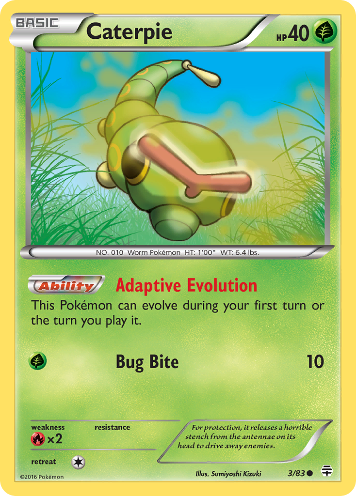 Caterpie 3 / 83