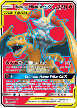 Charizard & Braixen-GX 212 / 236