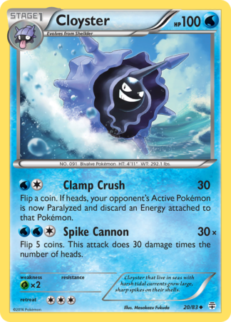 Cloyster 20 / 83