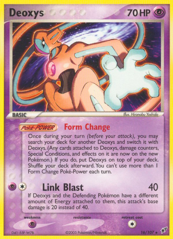 Deoxys 16 / 107