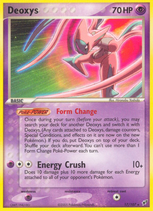 Deoxys 17 / 107
