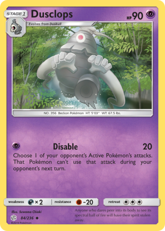 Dusclops 84 / 236