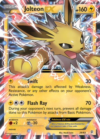 Jolteon-EX 28 / 83