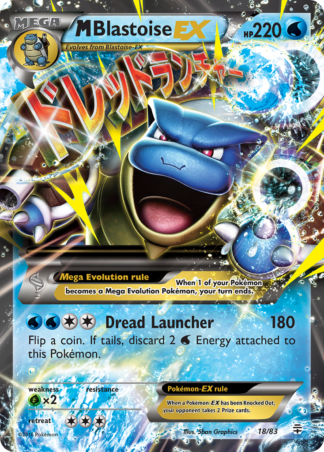 M Blastoise-EX 18 / 83