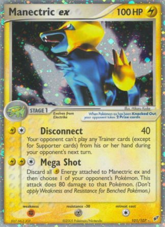 Manectric ex 101 / 107