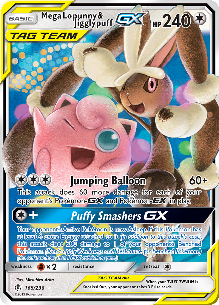Mega Lopunny & Jigglypuff-GX 165 / 236