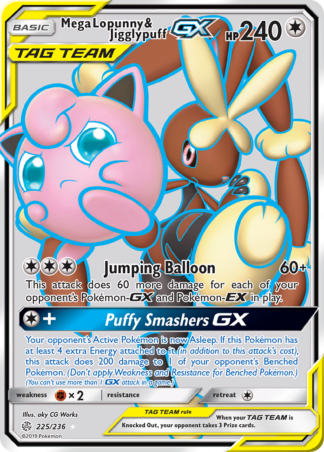 Mega Lopunny & Jigglypuff-GX 225 / 236