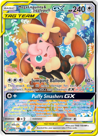 Mega Lopunny & Jigglypuff-GX 226 / 236