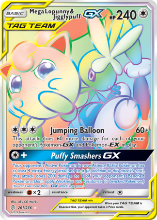 Mega Lopunny & Jigglypuff-GX 261 / 236