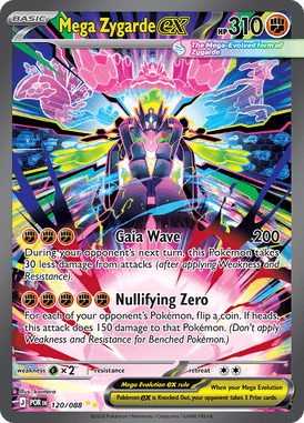 Mega Zygarde ex 120 / 88