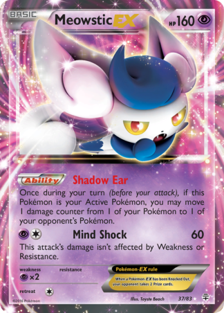 Meowstic-EX 37 / 83