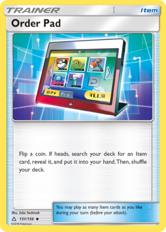 Order Pad 131 / 156