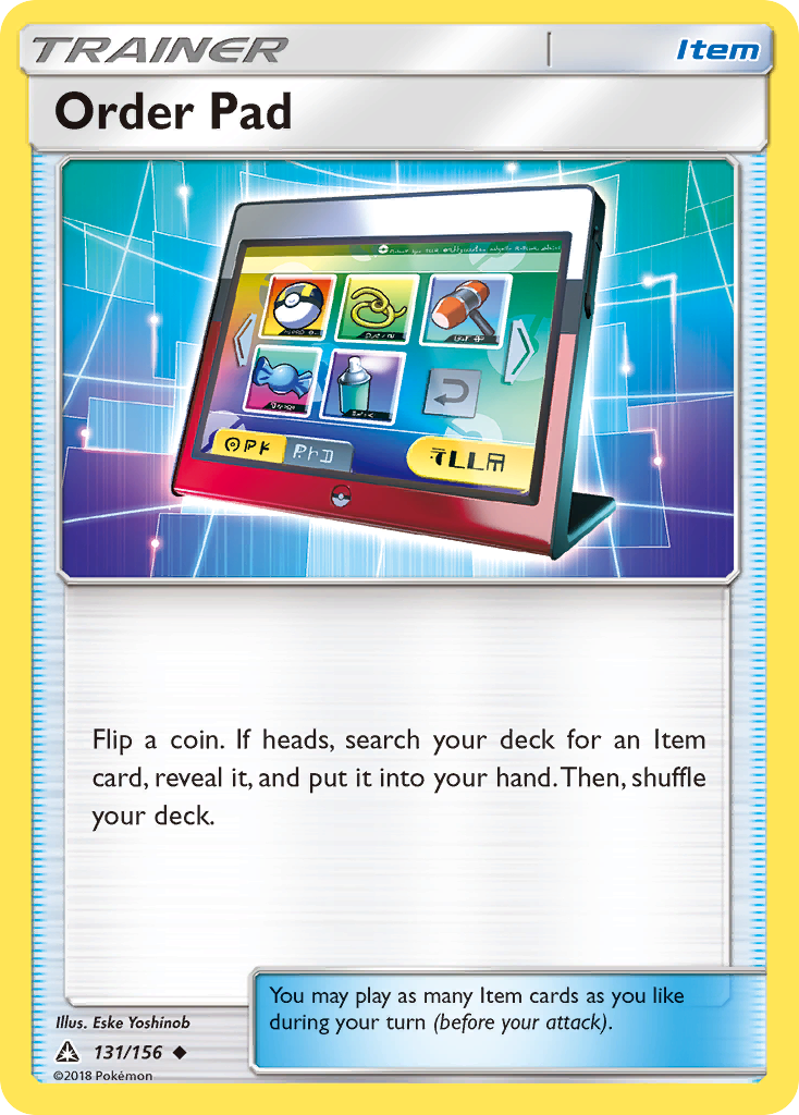 Order Pad 131 / 156