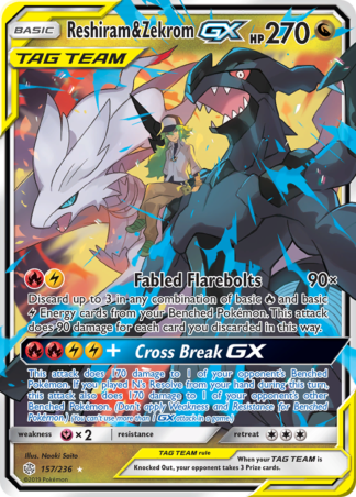 Reshiram & Zekrom-GX 157 / 236