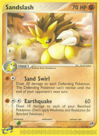 Sandslash 21 / 100