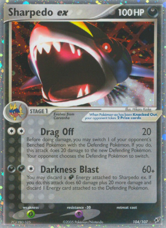 Sharpedo ex 104 / 107