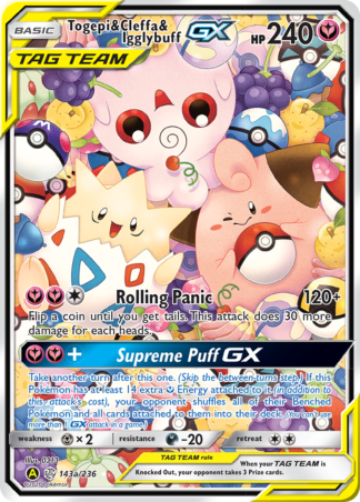Togepi & Cleffa & Igglybuff-GX 143a / 236