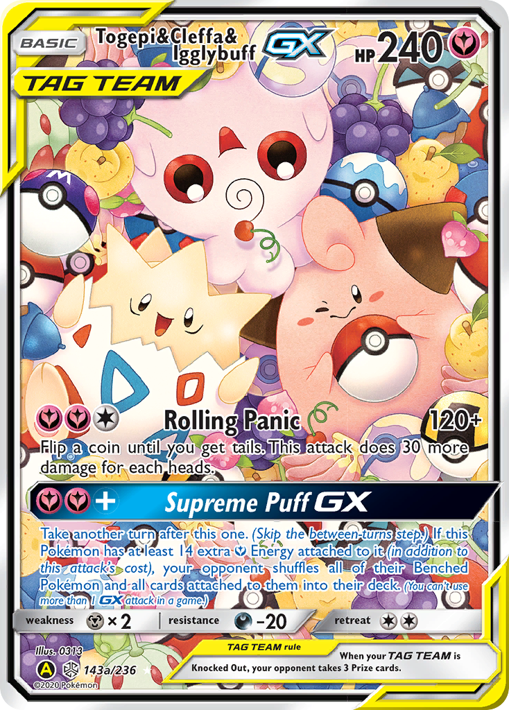 Togepi & Cleffa & Igglybuff-GX 143a / 236