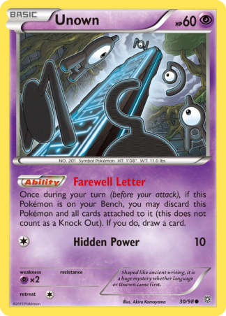 Unown 30 / 98