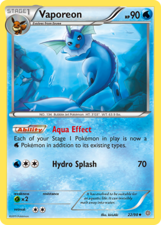 Vaporeon 22 / 98