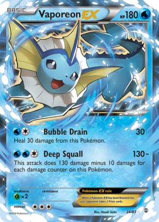 Vaporeon-EX 24 / 83