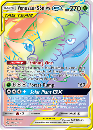 Venusaur & Snivy-GX 249 / 236