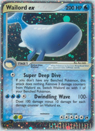 Wailord ex 100 / 100