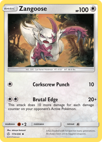 Zangoose 173 / 236