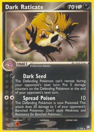 Dark Raticate 17 / 109