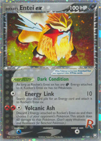 Rocket's Entei ex 97 / 109