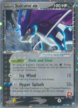 Rocket's Suicune ex 105 / 109