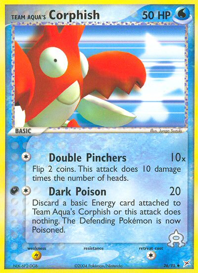 Team Aqua's Corphish 26 / 95