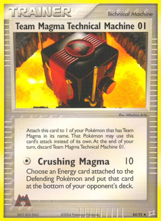 Team Magma Technical Machine 01 84 / 95