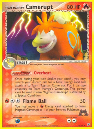 Team Magma's Camerupt 19 / 95