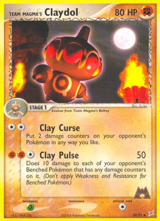 Team Magma's Claydol 33 / 95