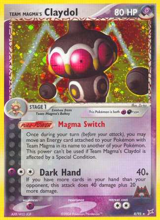 Team Magma's Claydol 8 / 95