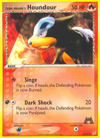 Team Magma's Houndour 35 / 95